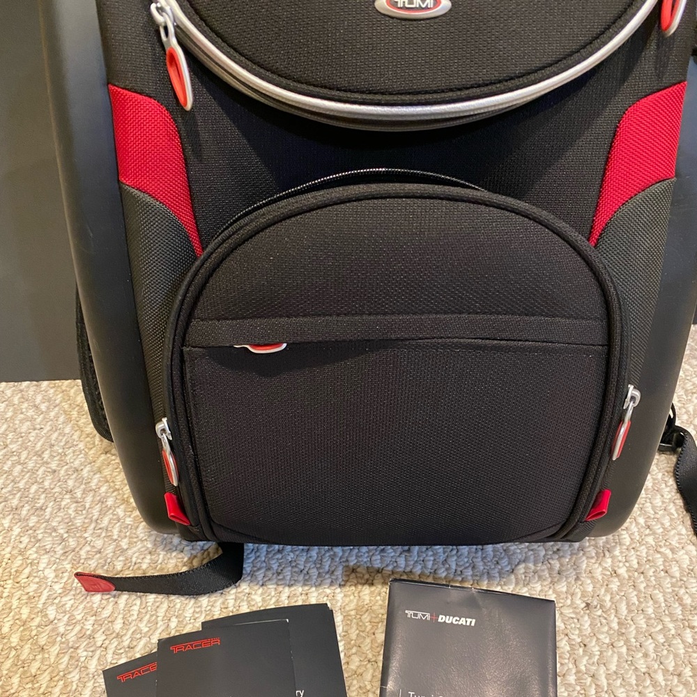 TUMI T3 Ducati back pack.